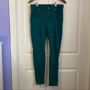 Gap greenish blue legging skinny jeans